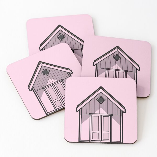 Item preview, Pink Beach Hut designed and sold by We Are Wilde.