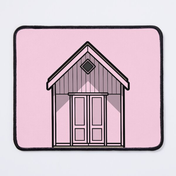 Item preview, Pink Beach Hut designed and sold by We Are Wilde.