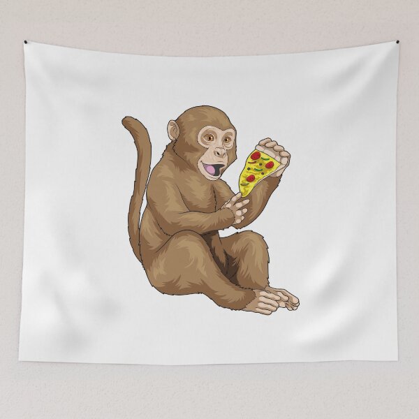 Item preview, Monkey Pizza designed and sold by Snabdesign84.
