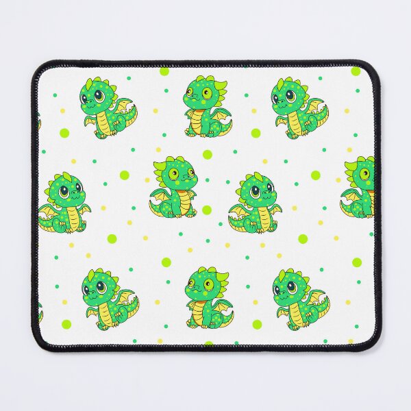 Item preview, Cutie green baby dragon nursery print designed and sold by TrishaMcmillan.