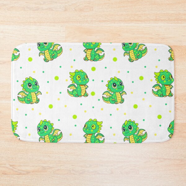 Item preview, Cutie green baby dragon nursery print designed and sold by TrishaMcmillan.