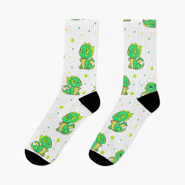 Item preview, Cutie green baby dragon nursery print designed and sold by TrishaMcmillan.