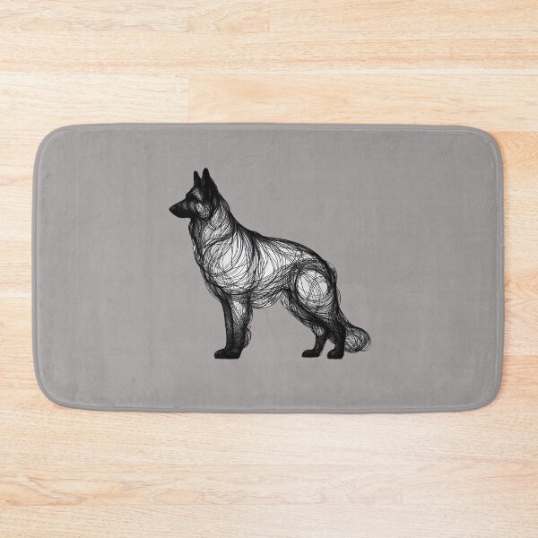 Item preview, Dog german shepherd breed in minimalistic style designed and sold by Camisco.
