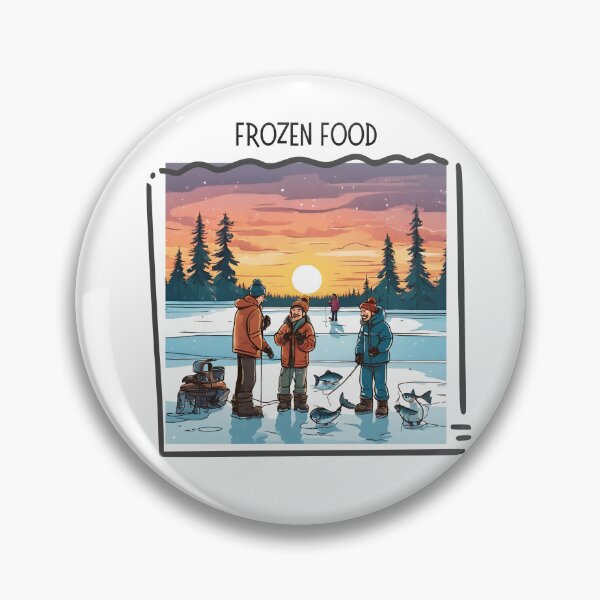 Item preview, Frozen Food Ice Fishing designed and sold by OtterLakeCo.