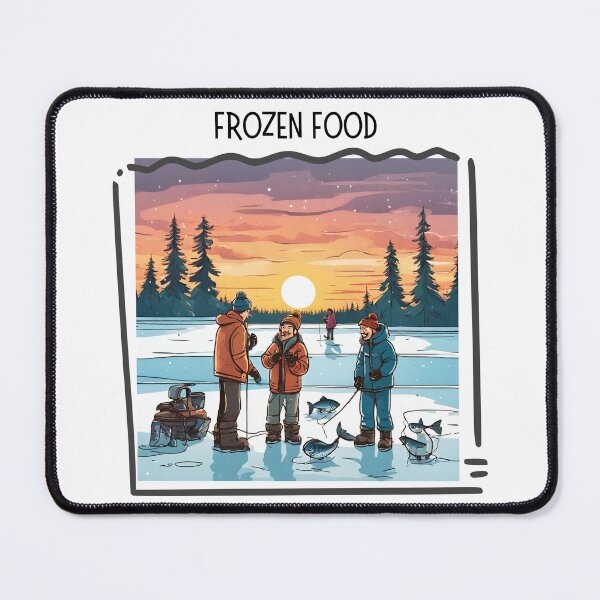Item preview, Frozen Food Ice Fishing designed and sold by OtterLakeCo.