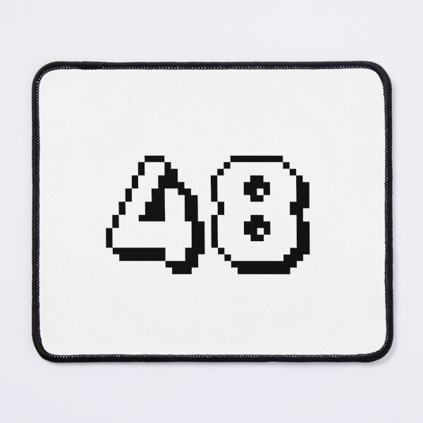 Item preview, 48, forty-eight, white, retro video game, 1 up! designed and sold by Numbers-Art.