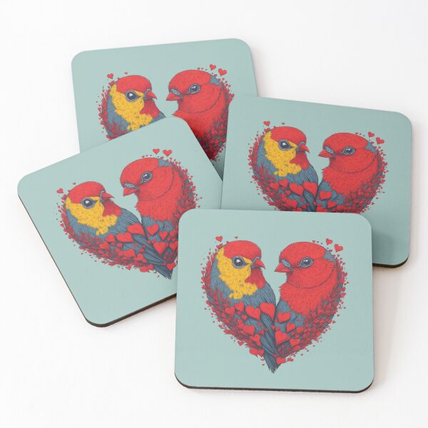 Item preview, Lovebirds Heart designed and sold by Digiheart.