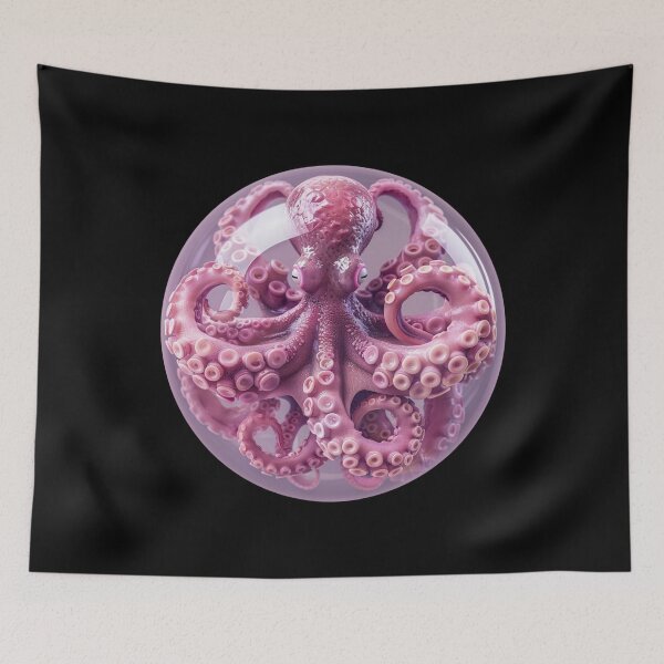 Item preview, Iron cool octopus sticker designed and sold by S-ZYBI.
