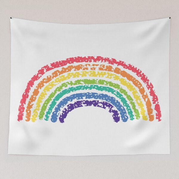 Item preview, Crayon Texture Rainbow designed and sold by ellenhenry.