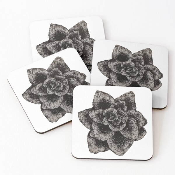 Item preview, stippling flower rose designed and sold by MidnightRainn.