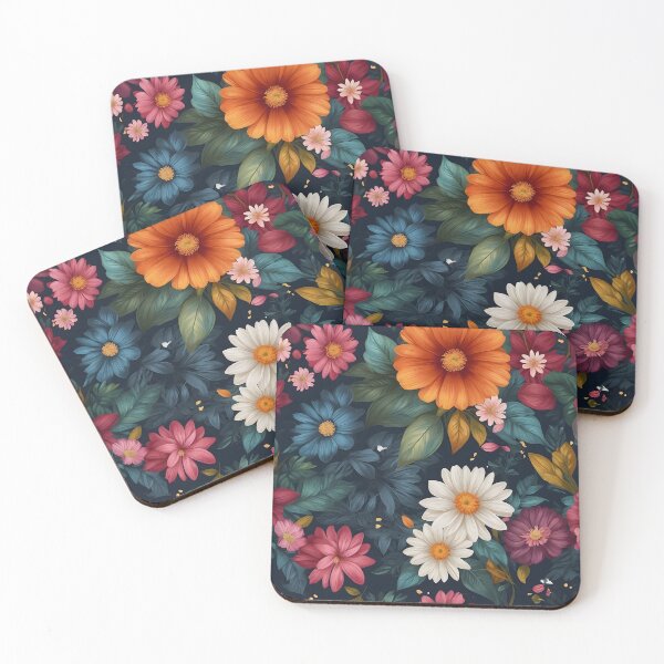 Item preview, Vibrant floral pattern in 8k designed and sold by Sartawsky.