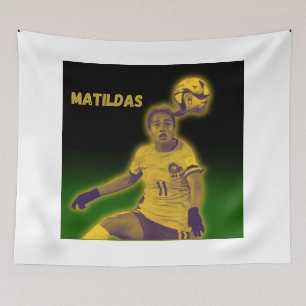 Item preview, matildas soccer Matildas Poster Sticker designed and sold by mundodivertido.