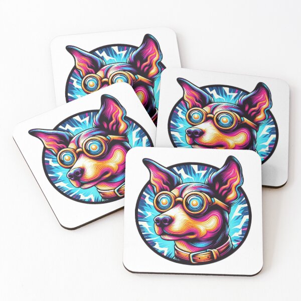 Item preview, dog Funny animal emblem designed and sold by Expressions-Sel.