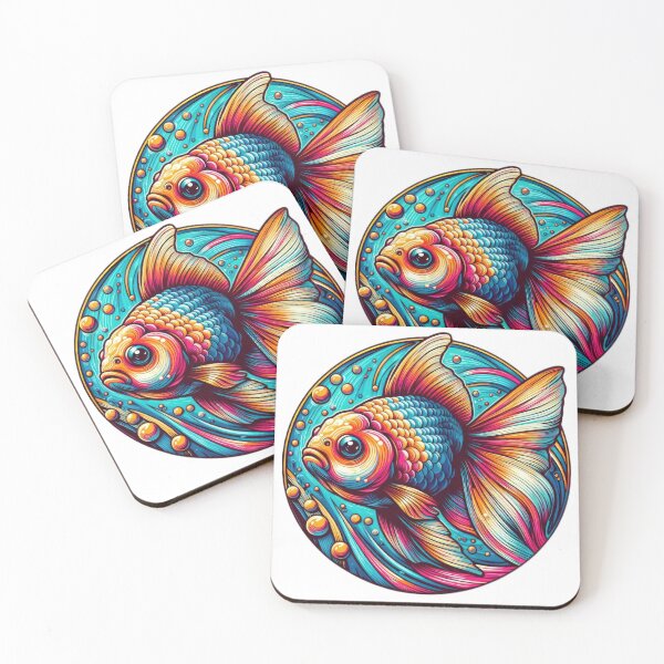 Item preview, Funny animal Goldfish emblem  designed and sold by Expressions-Sel.