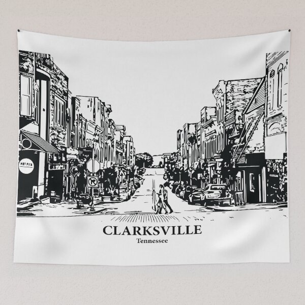 Item preview, Clarksville - Tennessee designed and sold by Lakeric Cityscapes.