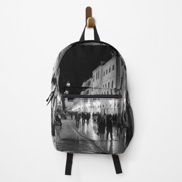 Item preview, The Dubrovnik Stradun at Night - BW designed and sold by Brian Shaw.