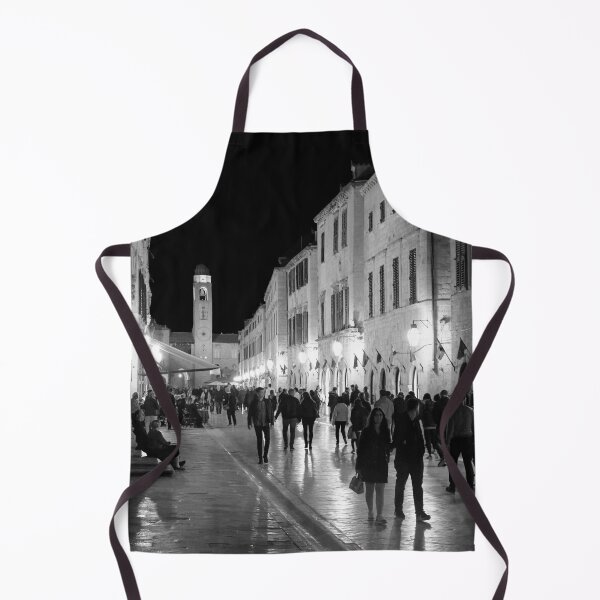 Item preview, The Dubrovnik Stradun at Night - BW designed and sold by Brian Shaw.