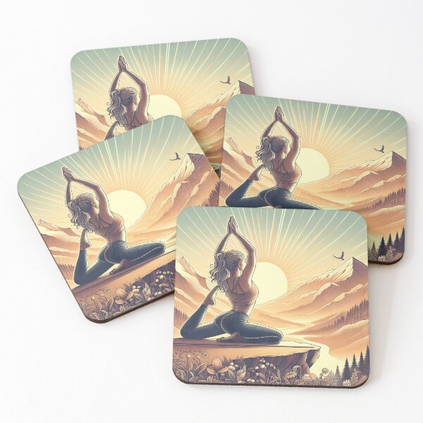 Item preview, Morning Yoga designed and sold by KookyStudioArt.