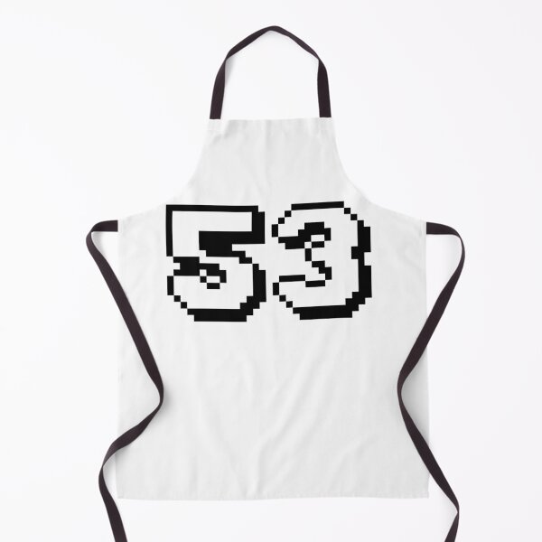 Item preview, 53, fifty-three, white, retro video game, 1 up! designed and sold by Numbers-Art.