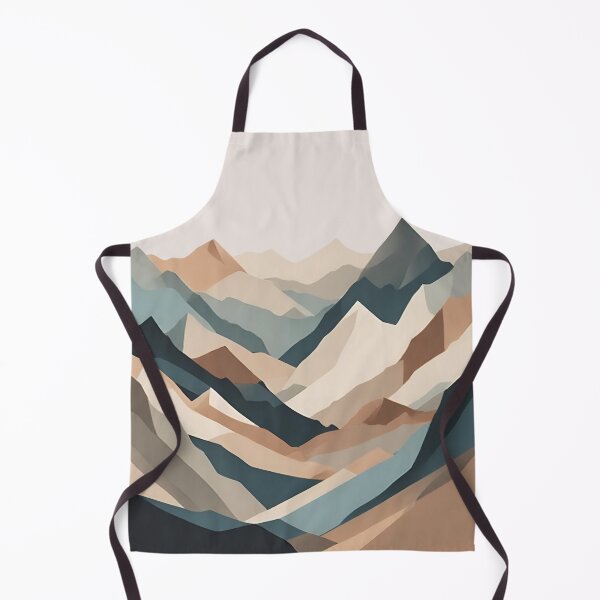 Item preview, Abstract, Minimalist Fantasy Pattern of Mountains designed and sold by Gaborai.