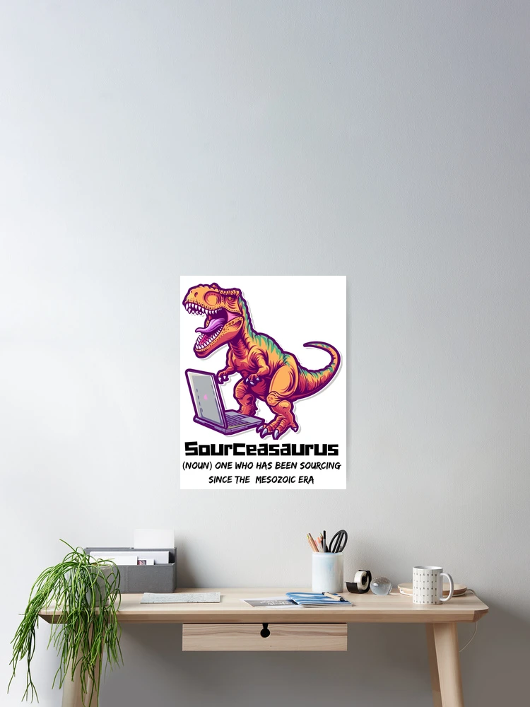 Thumbnail 2 of 3, Poster, Sourceasaurus designed and sold by sourcecon.