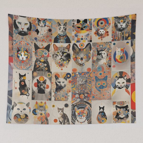 Item preview, Collective cat designed and sold by solveigsmake.