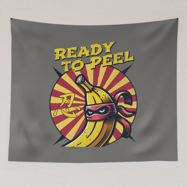 Item preview, Banana Ninja Ready To Peel designed and sold by RockBeeDesigns.