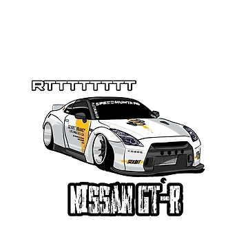 Artwork thumbnail, Nissan GT-R Rtttttt by PrintDesign111