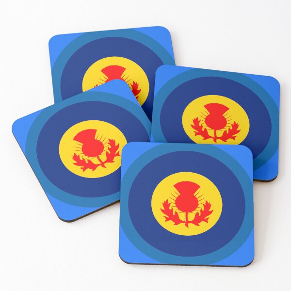 Item preview, Tartan Army Scottish Thistle retro mod roundel designed and sold by ModSupporters.