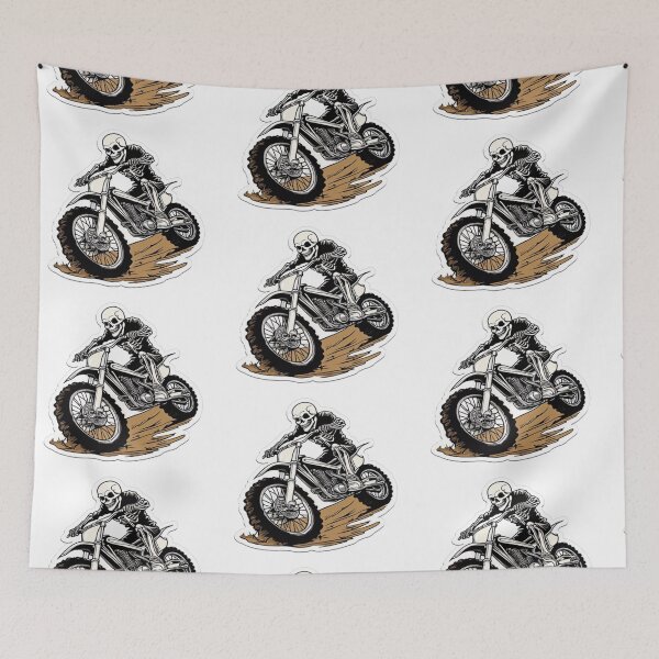 Item preview, SKELETON on a motor bike designed and sold by Catfighter.