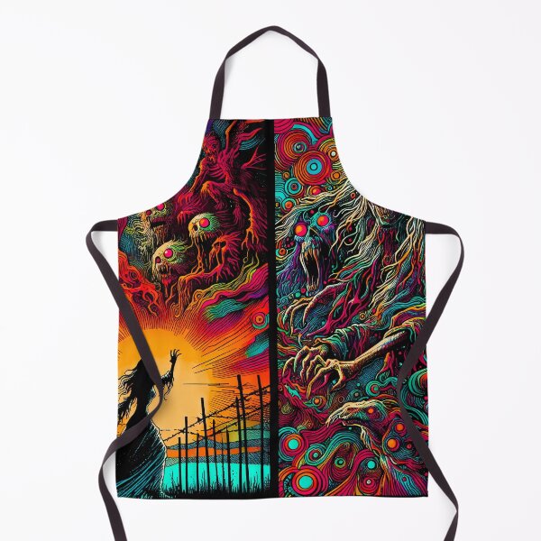 Item preview, Trippy Spooky Psychedelic Ghostly Spirits designed and sold by AIPixelMaster.