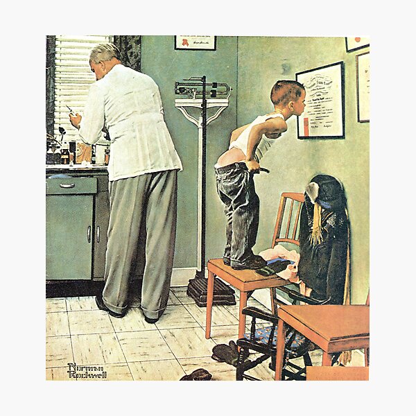 Item preview, Before The Shot 1958 Norman Rockwell  designed and sold by Oldetimemercan.