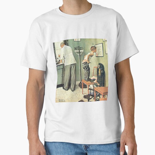 Vista previa del artículo con la obra «Antes del disparo 1958 Norman Rockwell», diseñado y vendido por Oldetimemercan.
