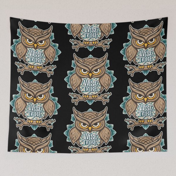 Item preview, Wise Tribe Owl Spirit designed and sold by PlanetMarker.