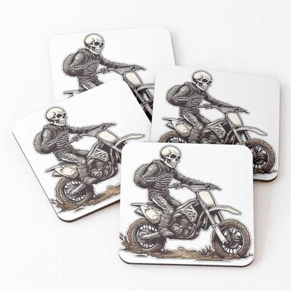 Item preview, SKELETON on a offroad bike designed and sold by Catfighter.