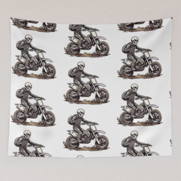 Item preview, SKELETON on a offroad bike designed and sold by Catfighter.