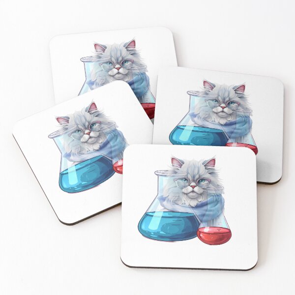 Item preview, Serious Chemist Cat designed and sold by Promoc.
