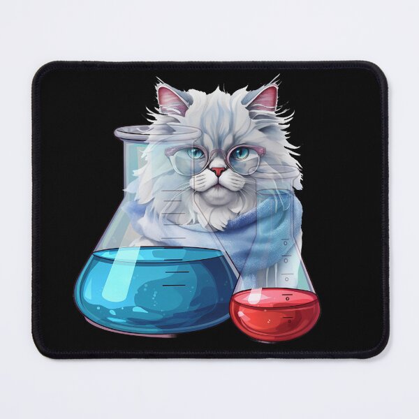 Item preview, Serious Chemist Cat designed and sold by Promoc.