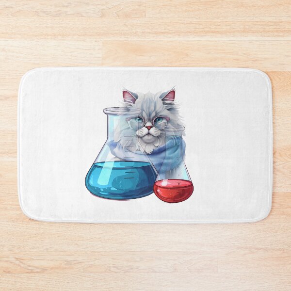 Item preview, Serious Chemist Cat designed and sold by Promoc.