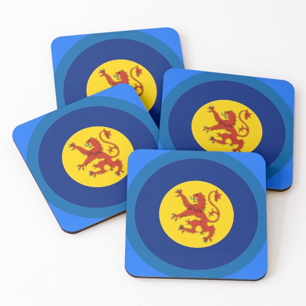 Item preview, Lion Rampant Tartan Army Scottish retro mod roundel designed and sold by ModSupporters.