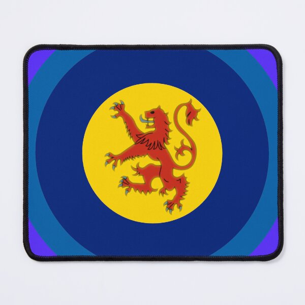 Item preview, Lion Rampant Tartan Army Scottish retro mod roundel designed and sold by ModSupporters.
