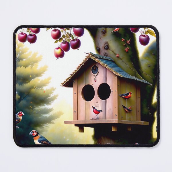 Item preview, Finches in the apple tree  designed and sold by M-Y-A-R-T-.