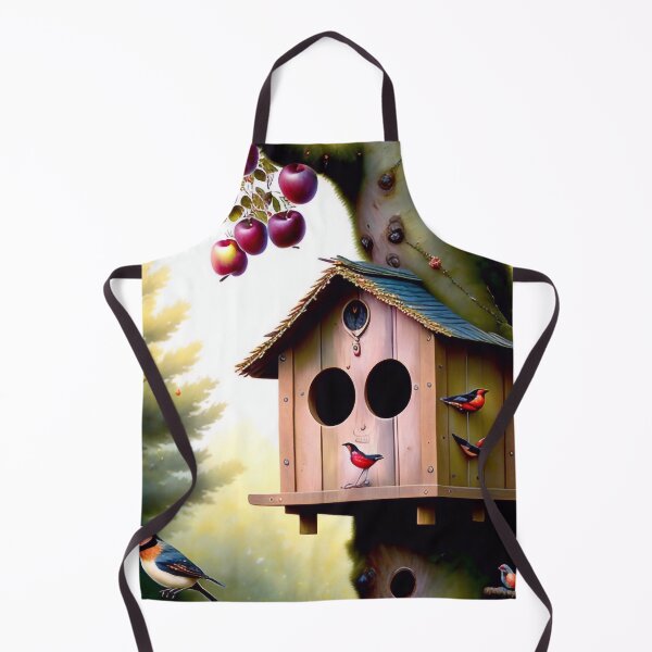 Item preview, Finches in the apple tree designed and sold by M-Y-A-R-T-.