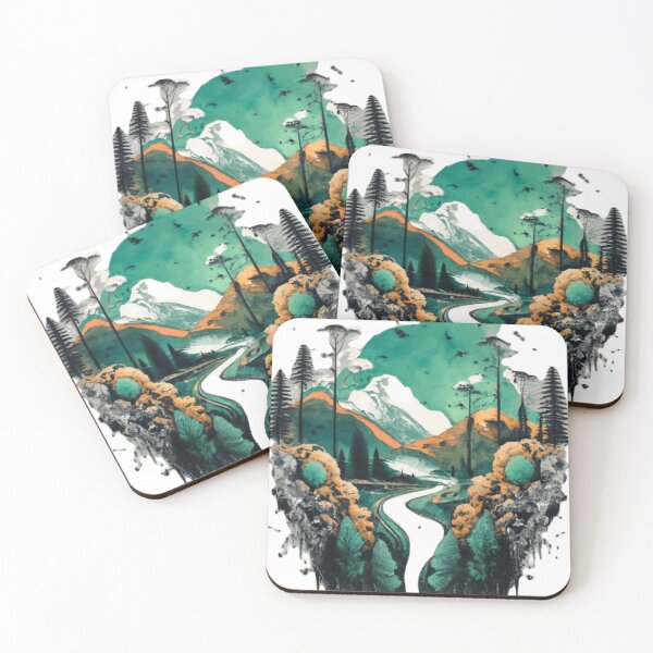 Item preview, Idyllic River in the Mountains designed and sold by Elpico11.