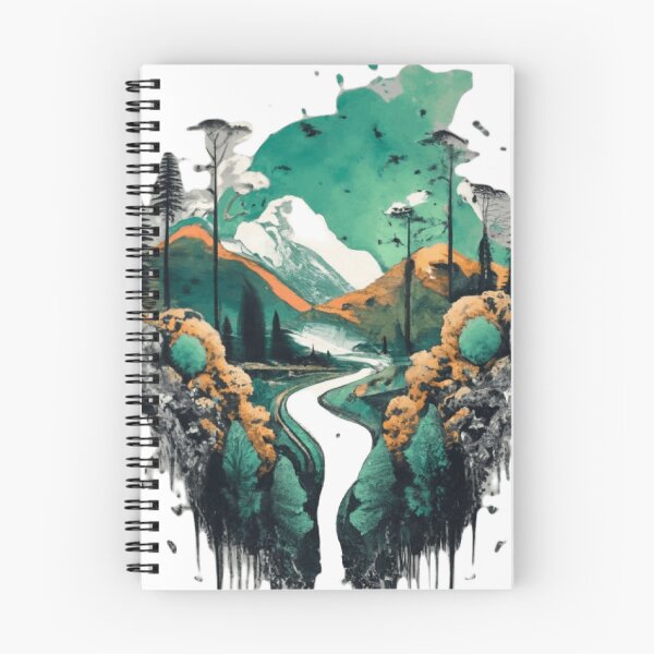 Item preview, Idyllic River in the Mountains designed and sold by Elpico11.