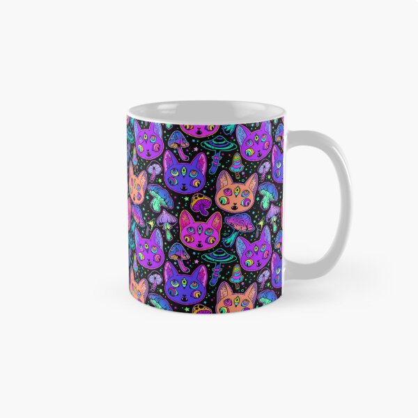 Item preview, Pastel Goth Alien Satanic Cat & Mushroom designed and sold by 13ThDimension.