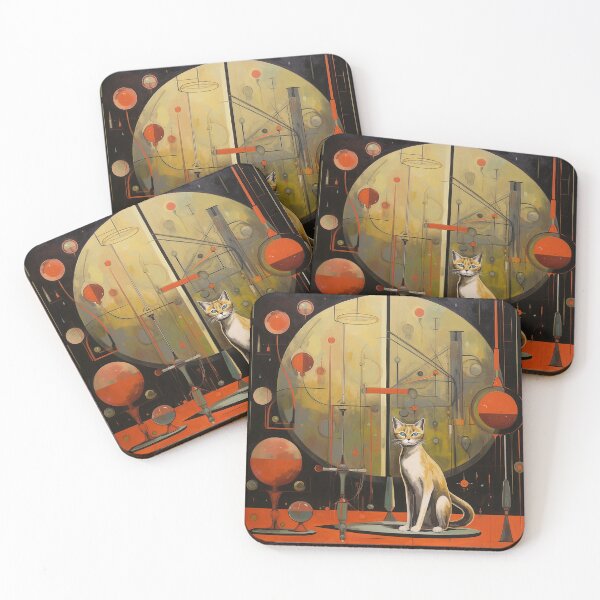 Item preview, Atomic Cats Art designed and sold by nomiraclehere.