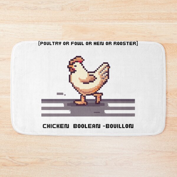 Item preview, Chicken Boolean NOT Chicken Bouillon  designed and sold by sourcecon.