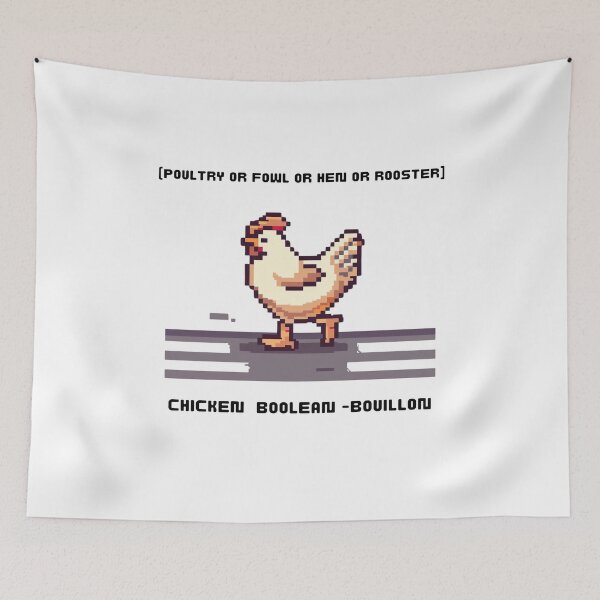 Item preview, Chicken Boolean NOT Chicken Bouillon  designed and sold by sourcecon.