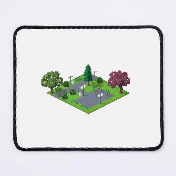 Item preview, Playground Park Pixel Art | Isometric | White designed and sold by Teenker.